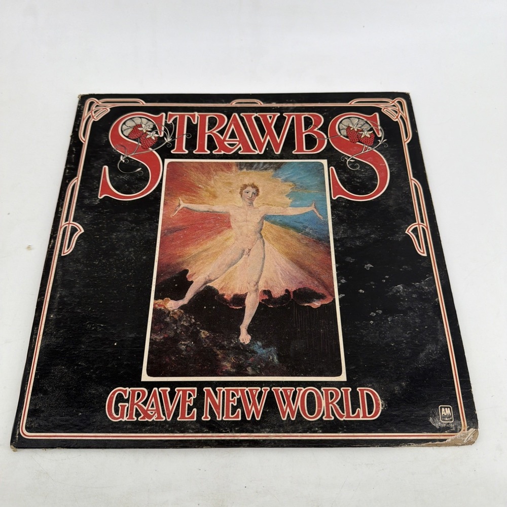 Strawbs Grave New World LP A&M (197? pressing) with Lyrics Booklet